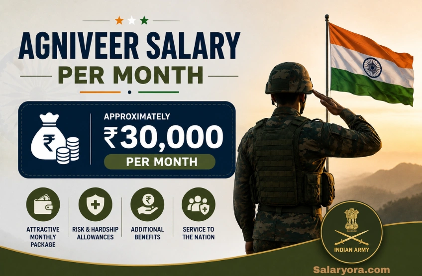 Agniveer Salary Per Month 2026: Detailed Salary Structure Breakdown Agniveer Salary Per Month 2026: Detailed Salary Structure Breakdown