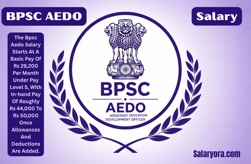 BPSC AEDO Salary 2026: In-Hand Salary, Pay Scale & Complete Breakdown BPSC AEDO Salary 2026: In-Hand Salary, Pay Scale & Complete Breakdown