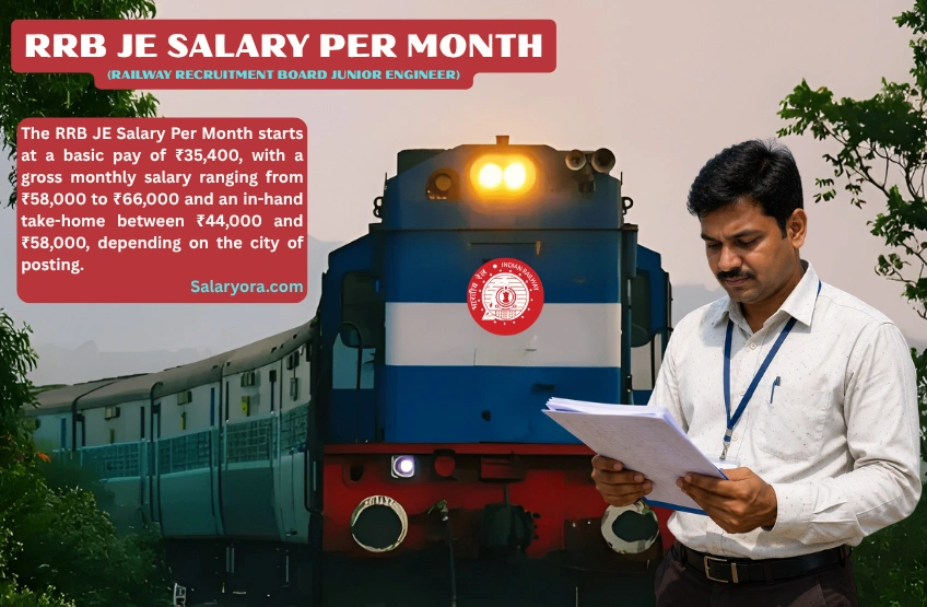 RRB JE Salary Per Month 2026: Grade Pay, Pay Scale, In-Hand And Job Profile RRB JE Salary Per Month 2026: Grade Pay, Pay Scale, In-Hand And Job Profile