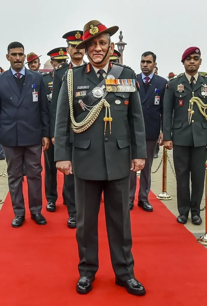 Rank-Wise Bipin Rawat Salary
