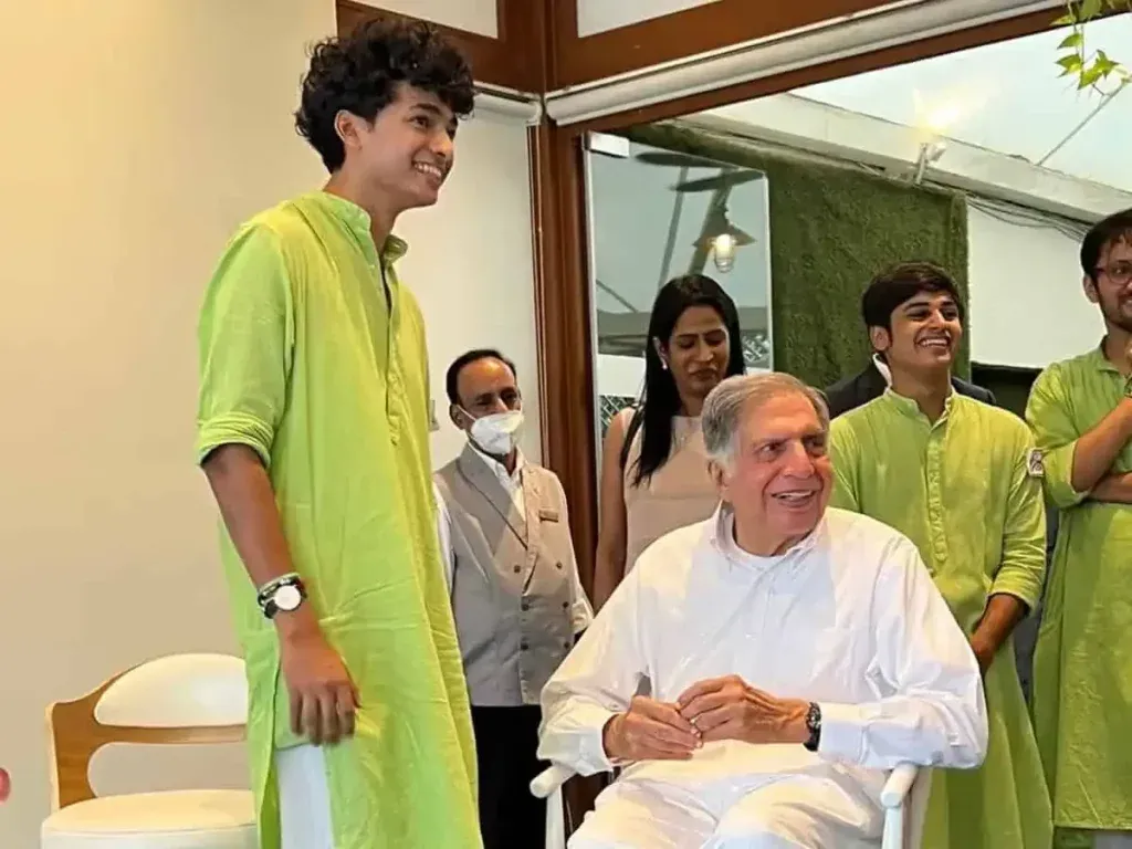 Ratan Tata With Shantanu Naidu