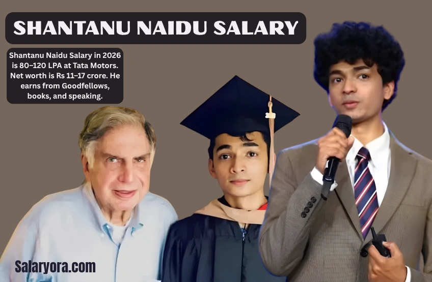 Shantanu Naidu Salary 2026: Monthly Income, Net Worth & LPA Breakdown Shantanu Naidu Salary 2026: Monthly Income, Net Worth & LPA Breakdown