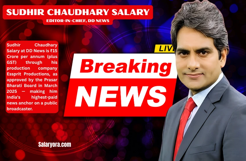 Sudhir Chaudhary Salary 2026: Real Monthly Income, DD News Deal And Net Worth Revealed Sudhir Chaudhary Salary 2026: Real Monthly Income, DD News Deal And Net Worth Revealed