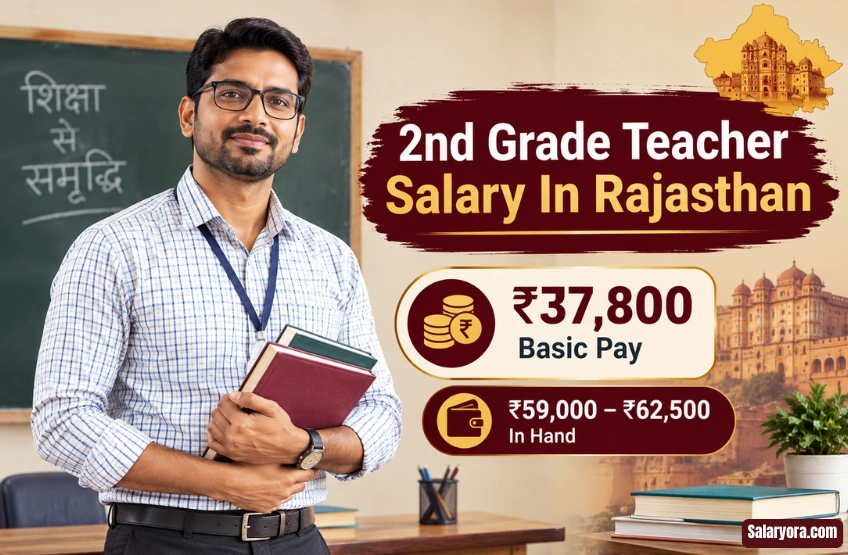 RPSC 2nd Grade Teacher Salary In Rajasthan 2026: Pay Level, In-Hand Pay and Allowances 2nd Grade Teacher Salary In Rajasthan