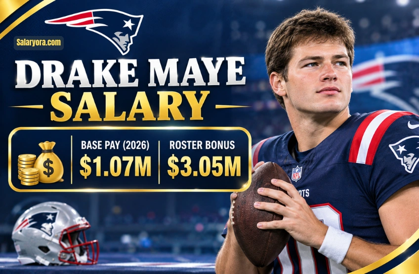 Drake Maye Salary 2026: Contract, Earnings & Net Worth Breakdown Drake Maye Salary